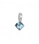 Pendente Gioielli Fancy by Brosway in argento zircone cushion azzurro fcl18