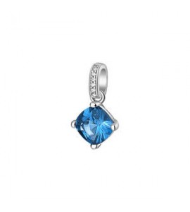 Pendente Gioielli Fancy by Brosway in argento zircone cushion blu ffb15