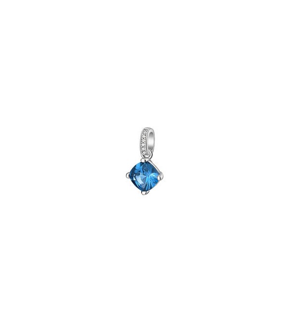 Pendente Gioielli Fancy by Brosway in argento zircone cushion blu ffb15