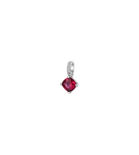 Pendente Gioielli Fancy by Brosway in argento zircone cushion rosso fpr17