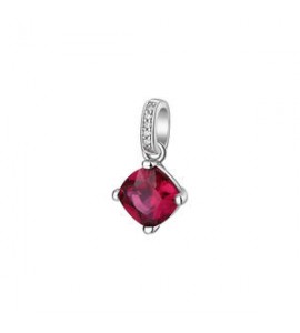 Pendente Gioielli Fancy by Brosway in argento zircone cushion rosso fpr17