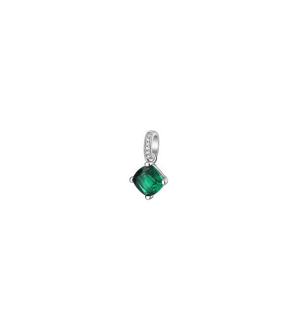 Pendente Gioielli Fancy by Brosway in argento zircone cushion verde flg15