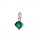 Pendente Gioielli Fancy by Brosway in argento zircone cushion verde flg15