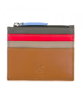 Portacarte unisex Mywalit con zip Caramel Credit Card Holder with Zip Pocket 1270-157