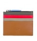 Portacarte unisex Mywalit con zip Caramel Credit Card Holder with Zip Pocket 1270-157