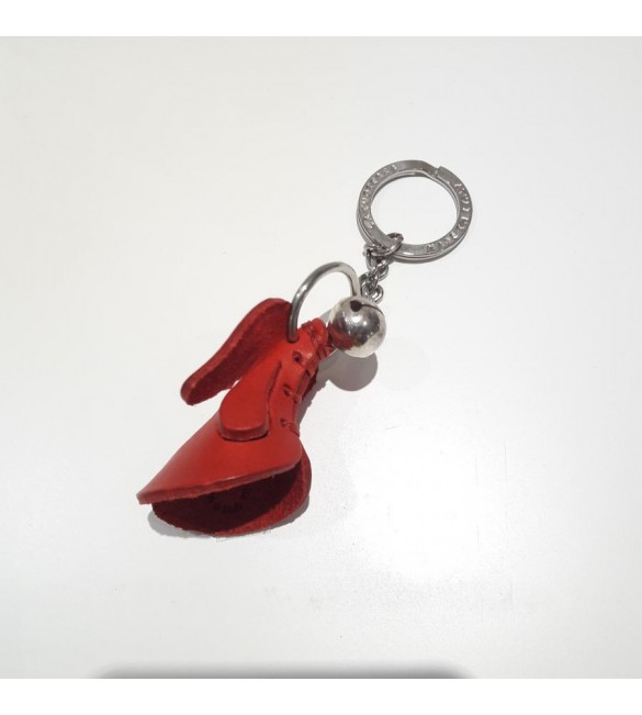 Portachiavi Keychain in cuoio La Cuoieria Made in Italy Angelo p328