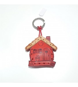 Portachiavi Keychain in cuoio La Cuoieria Made in Italy Casa p367