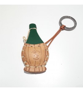 Portachiavi Keychain in cuoio La Cuoieria Made in Italy Fiasco p351