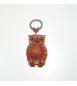 Portachiavi Keychain in cuoio La Cuoieria Made in Italy Gufo p292