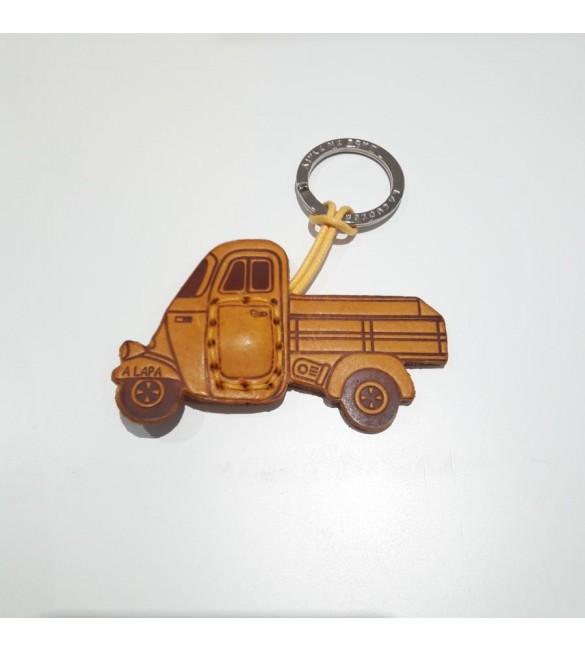 Portachiavi Keychain in cuoio La Cuoieria Made in Italy Lapa p364