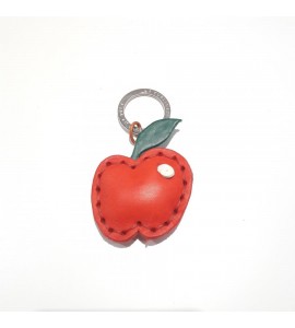 Portachiavi Keychain in cuoio La Cuoieria Made in Italy Mela p346