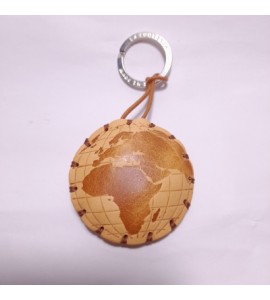 Portachiavi Keychain in cuoio La Cuoieria Made in Italy Mondo p383