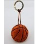 Portachiavi Keychain in cuoio La Cuoieria Made in Italy Palla da Basket p381