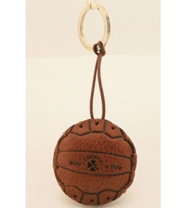 Portachiavi Keychain in cuoio La Cuoieria Made in Italy Palla da Calcio p379