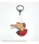 Portachiavi Keychain in cuoio La Cuoieria Made in Italy Pinocchio p335
