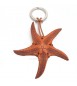 Portachiavi Keychain in cuoio La Cuoieria Made in Italy Stella Marina p309