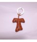 Portachiavi Keychain in cuoio La Cuoieria Made in Italy Tao p357