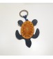 Portachiavi Keychain in cuoio La Cuoieria Made in Italy Tartaruga p319