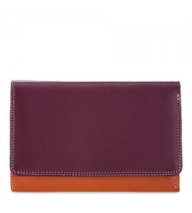 Portafoglio donna Mywalit a tre ante medio Chianti Medium Tri-fold w/Outer Zip Purse 363-136 NEW COLOUR
