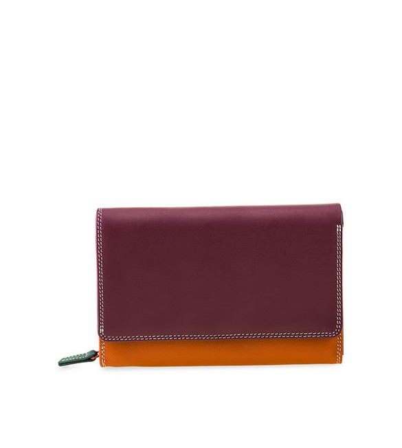Portafoglio donna Mywalit Medio in Pelle con risvolto Chianti Medium Flap Interior Zip Purse 1267-136 NEW COLOUR