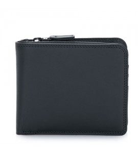 Portafoglio uomo Mywalit con sezione mediana con zip Black Pace 8CC Wallet Zipped Coin Leaf 1054-4