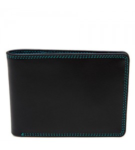 Portafoglio uomo Mywalit Jeans in pelle Black Pace Jeans Wallet 1018-4