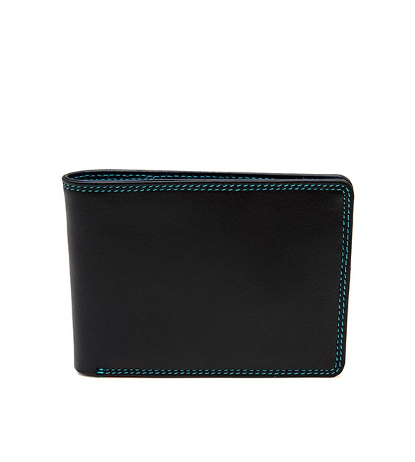 Portafoglio uomo Mywalit Jeans in pelle Black Pace Jeans Wallet 1018-4