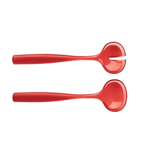 Posate Insalata Guzzini Grace Rosso Trasparente 29730065