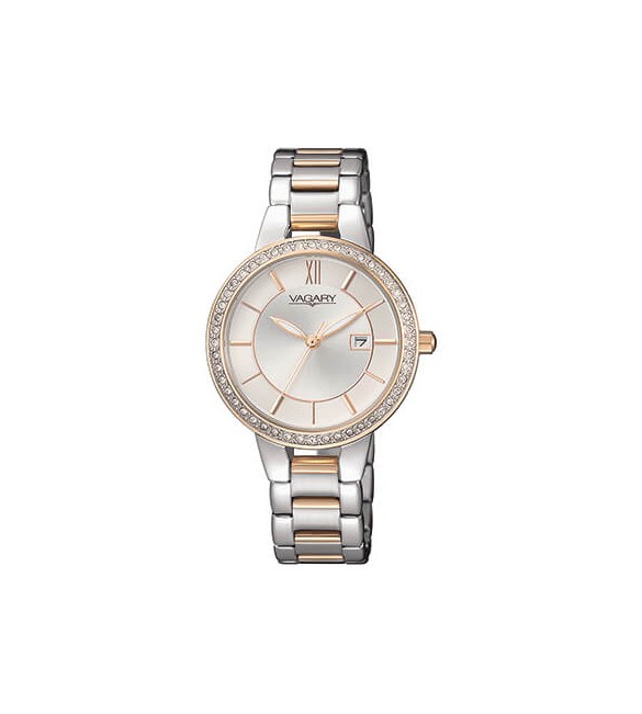 Orologio Solo Tempo Donna Vagary by Citizen Flair bicolore silver iu3-339-11
