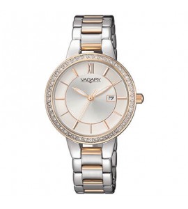 Orologio Solo Tempo Donna Vagary by Citizen Flair bicolore silver iu3-339-11
