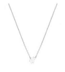 Collana Donna Gioielli Sagapò Click in acciaio con Elefantino sck256