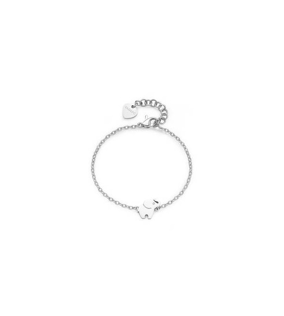Bracciale Donna Gioielli Sagapò Click in acciaio con Elefantino sck264