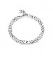 Bracciale Uomo Gioielli Sagapò Monogram in acciaio e iniziale C smg13