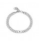Bracciale Uomo Gioielli Sagapò Monogram in acciaio e iniziale E smg15