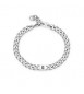 Bracciale Uomo Gioielli Sagapò Monogram in acciaio e iniziale G smg17