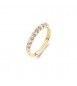 Anello Donna Gioielli Brosway Desideri in acciaio dorato con zirconi bianchi misura 14 beia004b