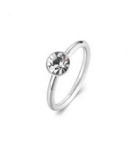 Anello Donna Gioielli Brosway Symphonia in acciaio e cristallo crystal mis 16 bym183c
