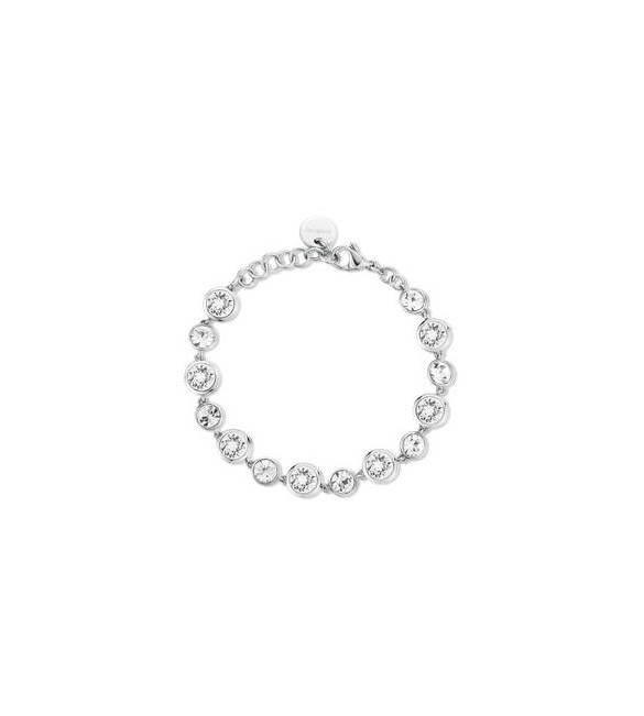 Bracciale Donna Gioielli Brosway Symphonia in acciaio con cristalli bianchi bym165