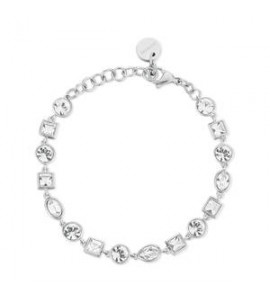 Bracciale Donna Gioielli Brosway Symphonia in acciaio con cristalli bianchi bym168