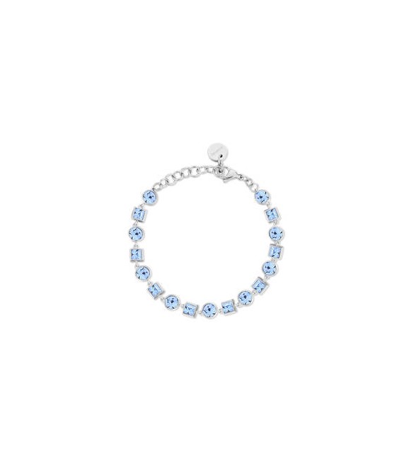 Bracciale Donna Gioielli Brosway Symphonia in acciaio con cristalli light sapphire bym170