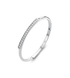 Bracciale Rigido Unisex Gioielli Brosway WithYou in acciaio e cristalli crystal mm 60 bwy56