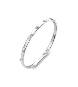 Bracciale Rigido Unisex Gioielli Brosway WithYou in acciaio e cristalli crystal mm 60 bwy58