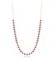 Collana Donna Gioielli Brosway Symphonia in acciaio dorato e cristalli ametista bym159
