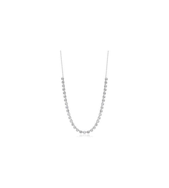 Collana Donna Gioielli Brosway Symphonia in acciaio e cristalli bianchi bym156