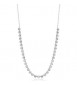 Collana Donna Gioielli Brosway Symphonia in acciaio e cristalli bianchi bym156