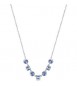 Collana Donna Gioielli Brosway Symphonia in acciaio e cristalli light sapphire bym163