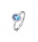 Anello Kate Gioielli Fancy by Brosway in argento zircone ovale blu misura 14 ffb70c