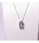 Collana Donna Gioielli Davite & Delucchi in Oro Bianco Diamanti Acquamarina ct 1,60 clnm00298