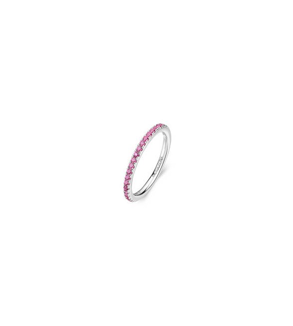 Anello veretta Gioielli Fancy by Brosway in argento zirconi rossi misura 14 fpr69c