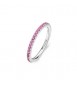Anello veretta Gioielli Fancy by Brosway in argento zirconi rossi misura 16 fpr69d